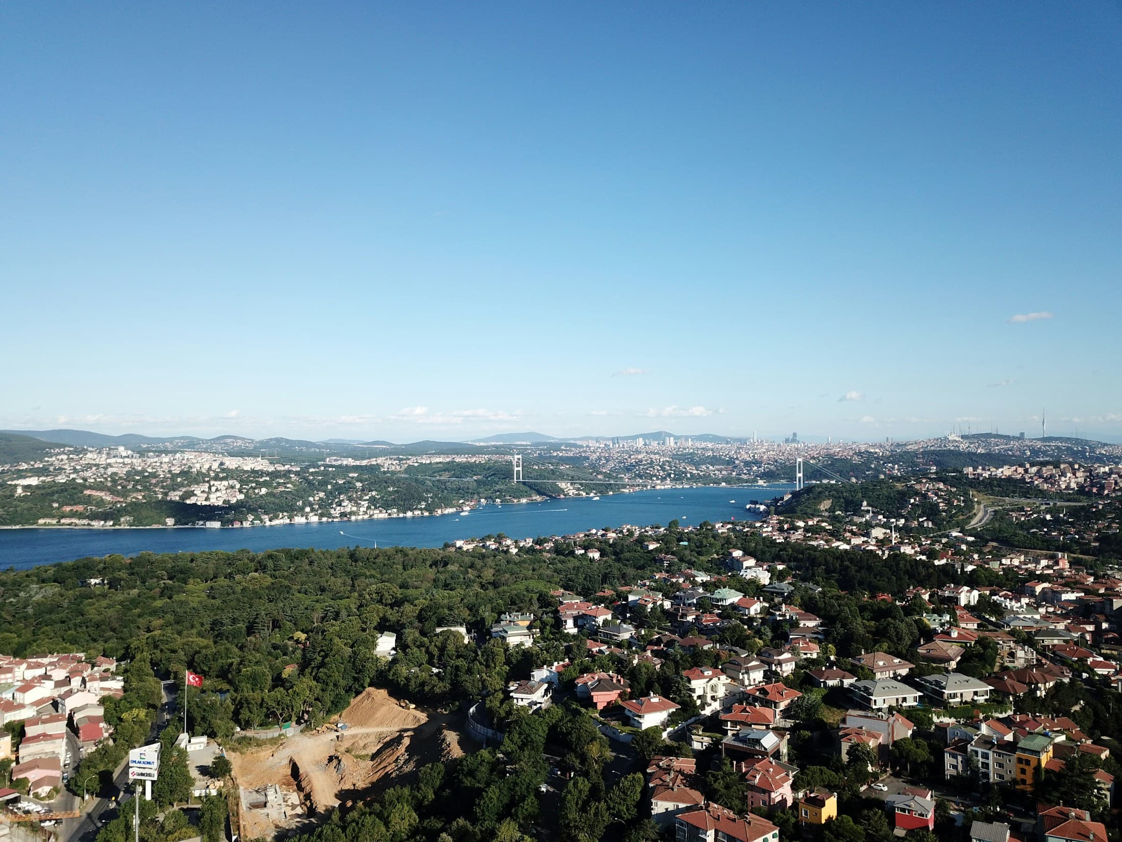 Bridge across the Bosphorus in Istanbul